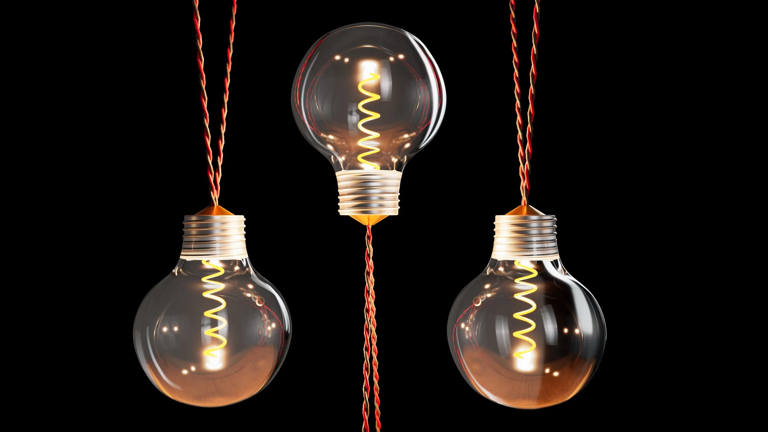 Procedural glass bulb lookdev, second pass