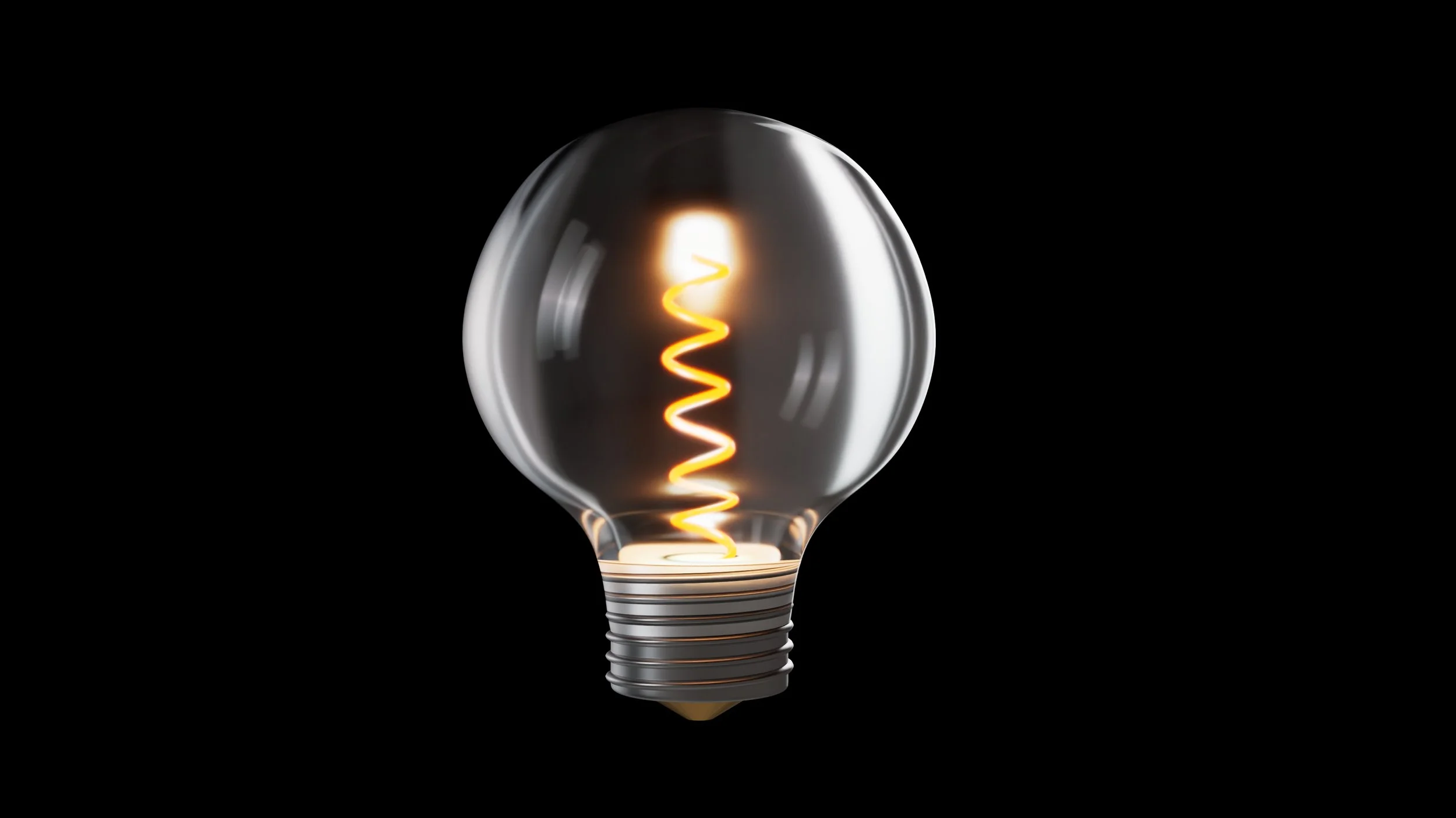 Procedural glass bulb lookdev